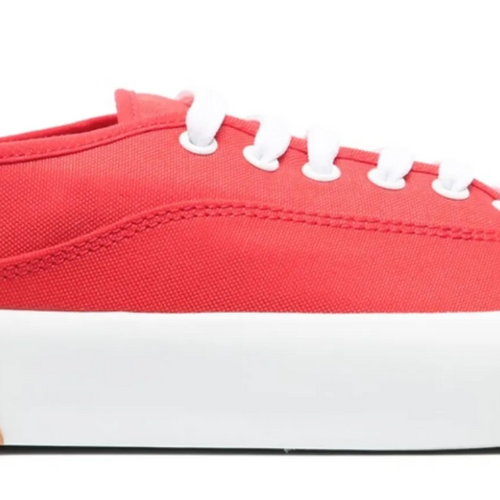 Palm Angels Logo Red/White Lace-Up Skater Sneakers Size 41 (8M)