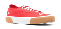 Palm Angels Logo Red/White Lace-Up Skater Sneakers Size 43 (10M)