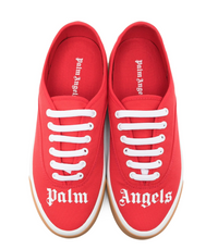 Palm Angels Logo Red/White Lace-Up Skater Sneakers Size 43 (10M)