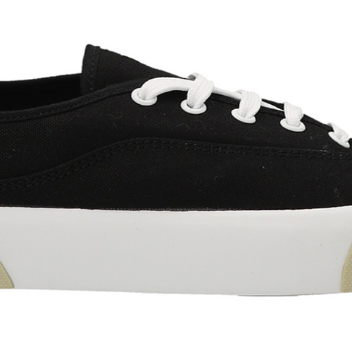 Palm Angels Logo Black/White Lace-Up Skater Sneakers Size 40 (7M)