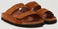 Palm Angels Logo Printed 'Sand'Slide Sandals Size 41 (8M)