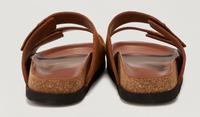 Palm Angels Logo Printed 'Sand'Slide Sandals Size 41 (8M)