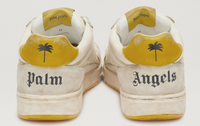 Palm Angels University Low-Top Yellow/White Sneakers Size 43 (10M)