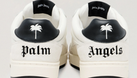 Palm Angels University Low-Top Black/White Sneakers SIze 41 (8M)