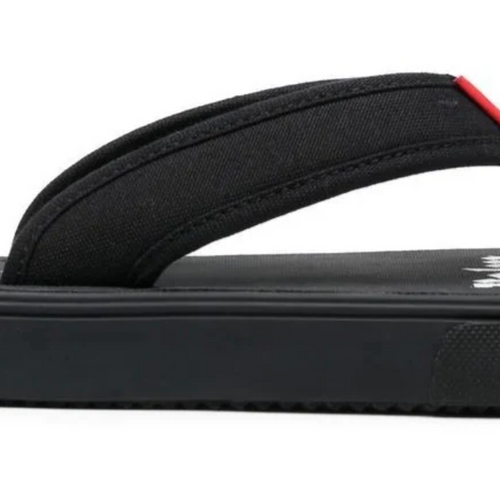 Palm Angels Logo Tag Black Flip Flop Sandals Size 40 (7M)