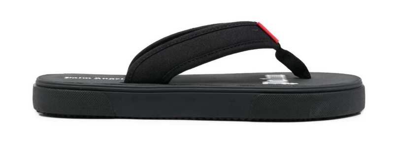 Palm Angels Logo Tag Black Flip Flop Sandals Size 44 (11M)