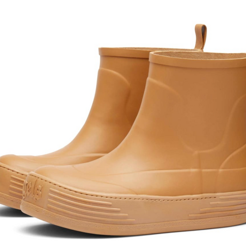 Palm Angels Rubber Snow Beige Round-Toe Boots Size 38 (5M)