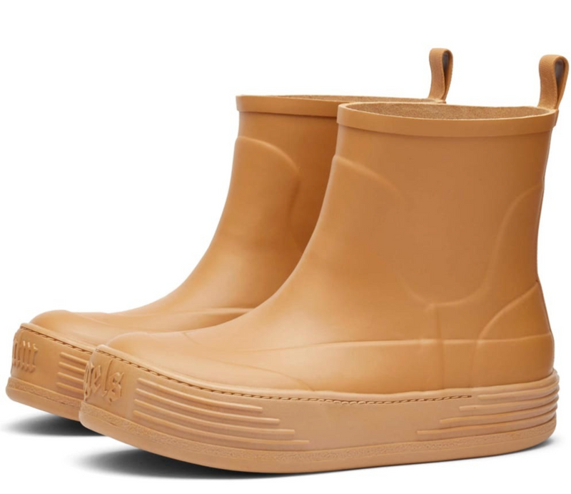 Palm Angels Rubber Snow Beige Round-Toe Boots Size 40 (7M)