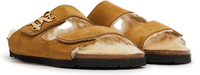 Palm Angels Comfy Open Toe Camel Slipper Sandals Size 38 (5M)