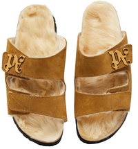 Palm Angels Comfy Open Toe Camel Slipper Sandals Size 38 (5M)