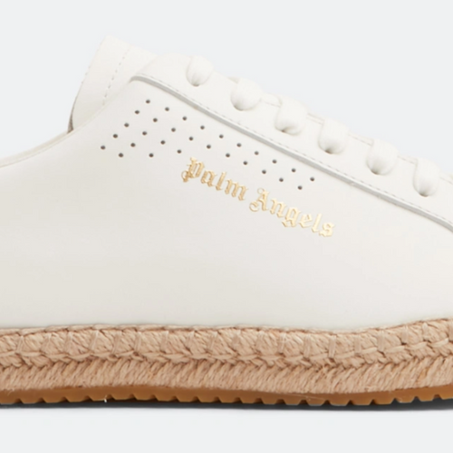 Palm Angels Espadrille White/Black Sneakers Size 39 (6M)