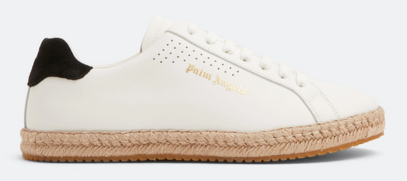 Palm Angels Espadrille White/Black Sneakers Size 39 (6M)