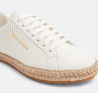 Palm Angels Espadrille White/Black Sneakers Size 39 (6M)