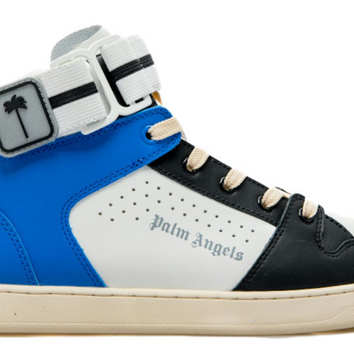 Palm Angels Palm 1 High-Top Blue/White Strap Sneakers Size 45 (12M)