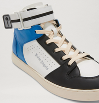 Palm Angels Palm 1 High-Top Blue/White Strap Sneakers Size 43 (10M)