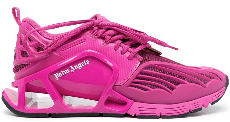 Palm Angels Women's Palm Web Fuchsia Sneaker Size 37 (5.5W)