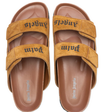 Palm Angels Women's Logo Sand Open-Toe Sandals Size 37 (5.5W)