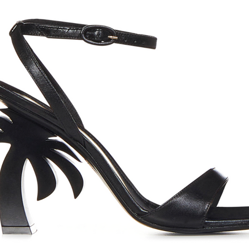 Palm Angels Women's Palm Beach Black Heel Size 38 (6.5W)