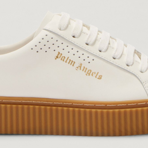 Palm Angels Women's Palm One White Platform Sneakers Size 37 (5.5W)