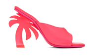 Palm Angels Women's Palm Mule Fuchsia Pink Heel Size 36 (4.5W)