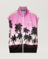 Palm Angels Palm Sunset Track Vest Purple/Black Size Small