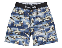 Palm Angels Shark Printed Black/Blue 
