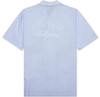 Amiri Starburst Poplin Camp Ashley Blue Shirt Size XXL (MSRP: $790)