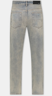 Amiri Suede Straight MX1 Antique Indigo Denim Jeans Size 31 (MSRP: $1,090)