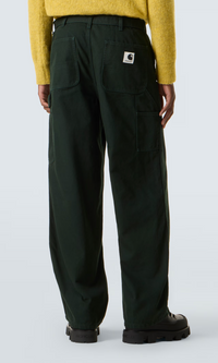 Sacai X Carhartt WIP Forest Green Belted Straight Leg Pants Size 3