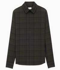 YSL Cassandre Cotton Check 