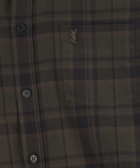YSL Cassandre Cotton Check 
