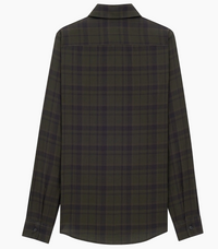 YSL Cassandre Cotton Check 
