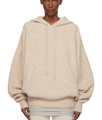 Rick Owens Knitted Hun Hoodie 