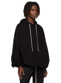Rick Owens Knitted Black Hun Hoodie Size Medium (MSRP: $2,285)