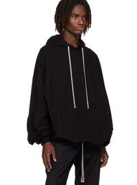 Rick Owens Knitted Black Hun Hoodie Size Medium (MSRP: $2,285)