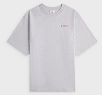 Casablanca PVC Patch Grey Marle Jersey T-Shirt Size XXL