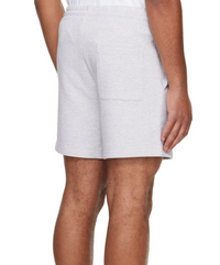 Casablanca PVC Patch Grey Marle Jersey Sweatshorts Size XXL