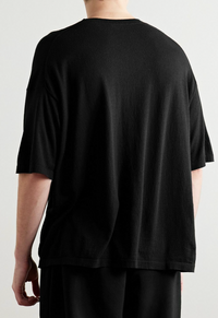 The Row Stockton Silk T-Shirt Black XL Brand New MSRP:$950.00