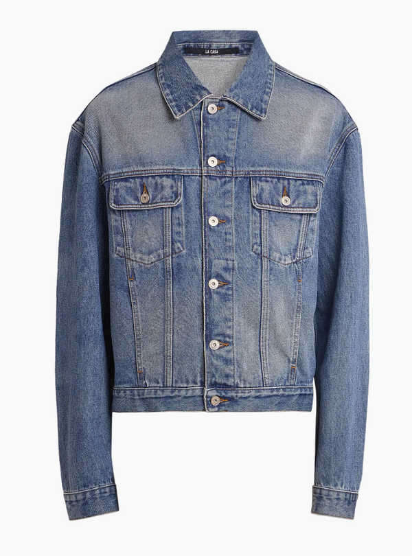 Jacquemus La Veste Denim Trucker Jacket Blue 54 Brand New MSRP:$850.00