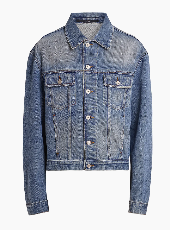 Jacquemus La Veste Denim Trucker Jacket Blue 54 Brand New MSRP:$850.00