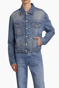 Jacquemus La Veste Denim Trucker Jacket Blue 54 Brand New MSRP:$850.00