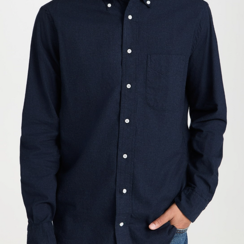 Gitman Bros. Vintage Navy Workwear Shirt Size Small (MSRP:: $265)