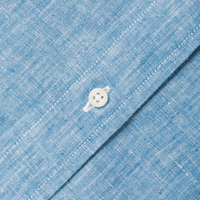 Gitman Bros. Vintage Chambray Linen Indigo Shirt Size Small (MSRP: $280)