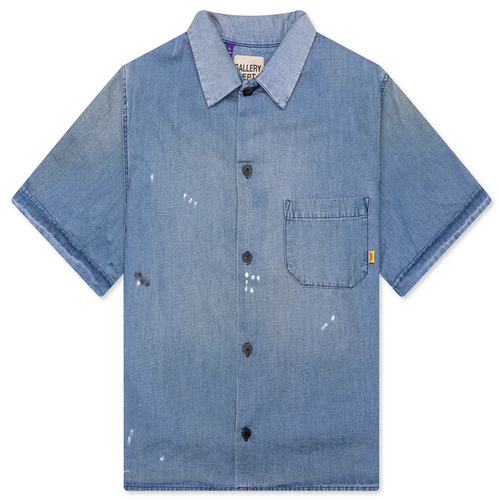 Gallery Dept. Indigo Bartz Shirt Size Small (MSRP: $895.00)