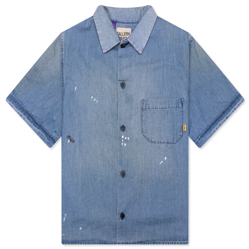 Gallery Dept. Indigo Bartz Shirt Size Small (MSRP: $895.00)