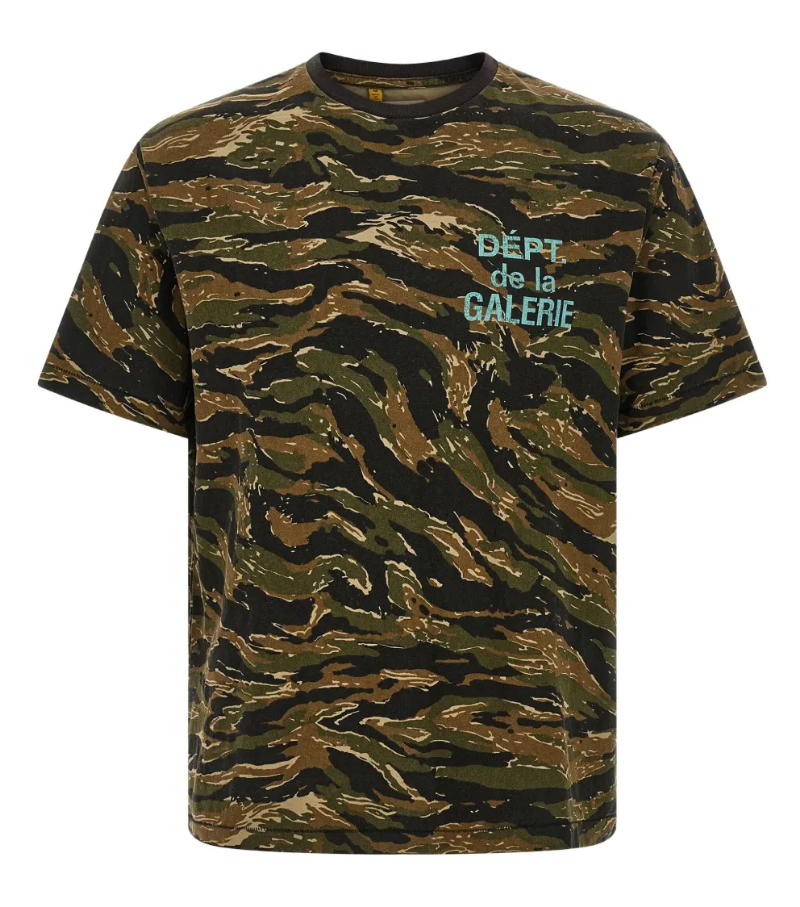 Gallery Dept. Logo Tiger Camo T-Shirt Size Medium