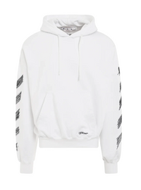 Off-White Scribble Diag Boxy Hoodie White Large Brand New
