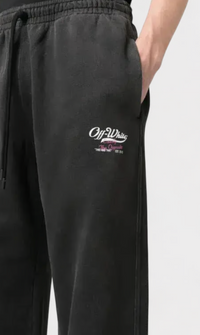 Off-White Wave Off Skate Sweatpants Black Medium Brand New
