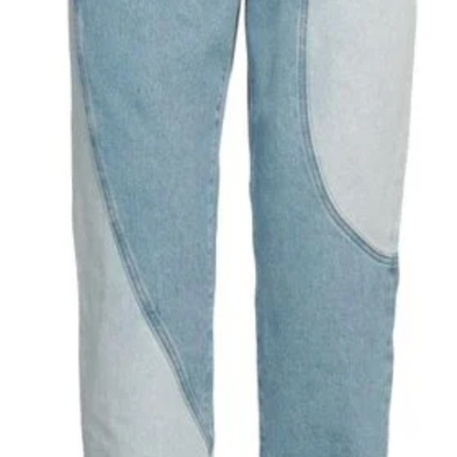Off-White Organic Block Western Jeans Medium Blue 30 Brand New