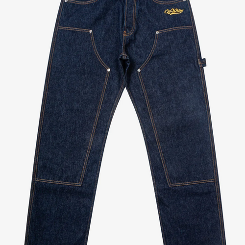 Off-White Blue Wave Off Skate Carpenter Jeans 30 Brand New